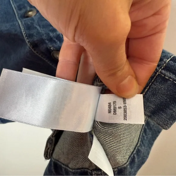 Madewell Denim Boxy Shirtdress in Demarco Wash size small - Picture 8 of 12